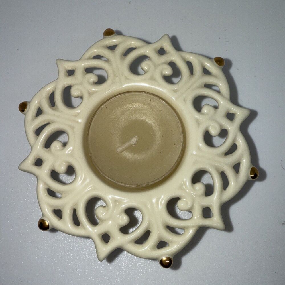 LENOX "Snow Lights" Sparkle Votive Candle and Holder
